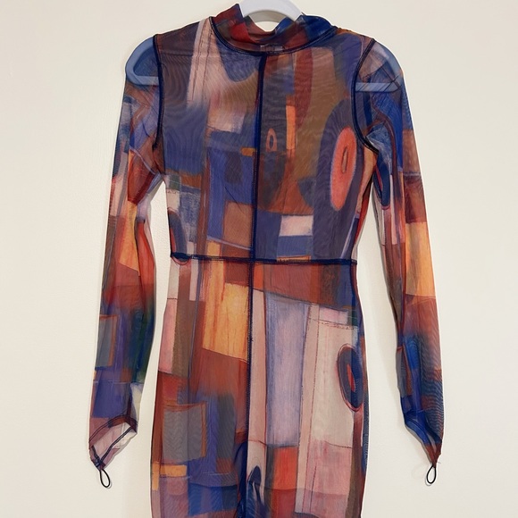 Multi Color Mini Dress - Picture 2 of 3